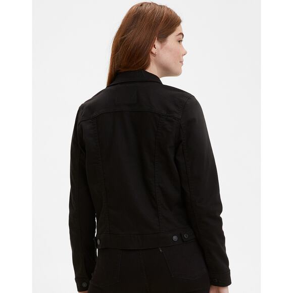 Levi's Original Trucker Black Denim Jacket size XL - Picture 4 of 7